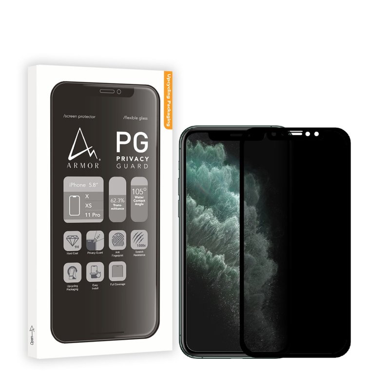 ARMOR iPhone 11 / X 系列软性玻璃2.5D全屏萤幕保护贴 - 手机配件 - 其他材质 