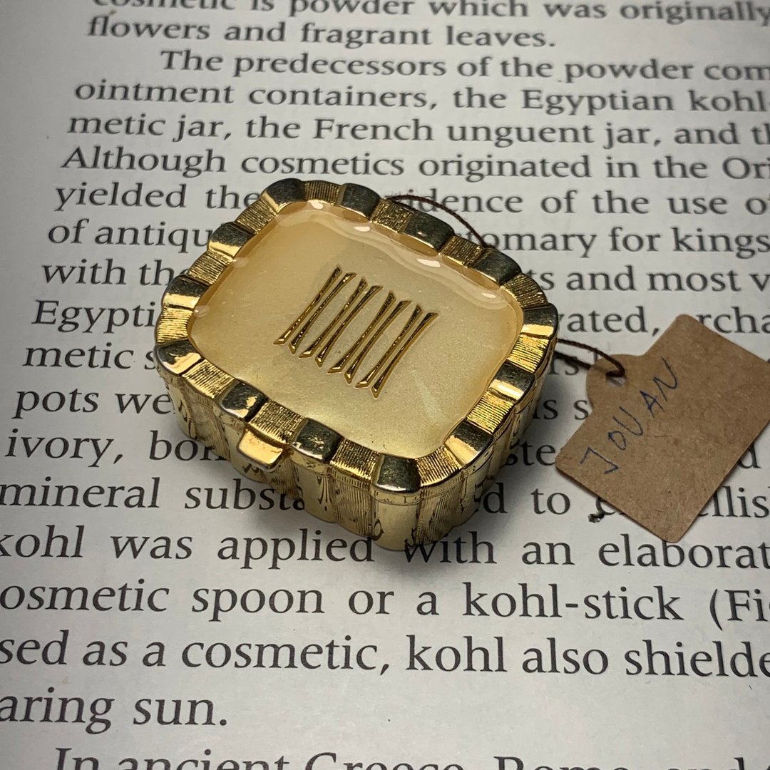 Vintage  JOVAN金色古典香膏盒 - 其他 - 其他金属 