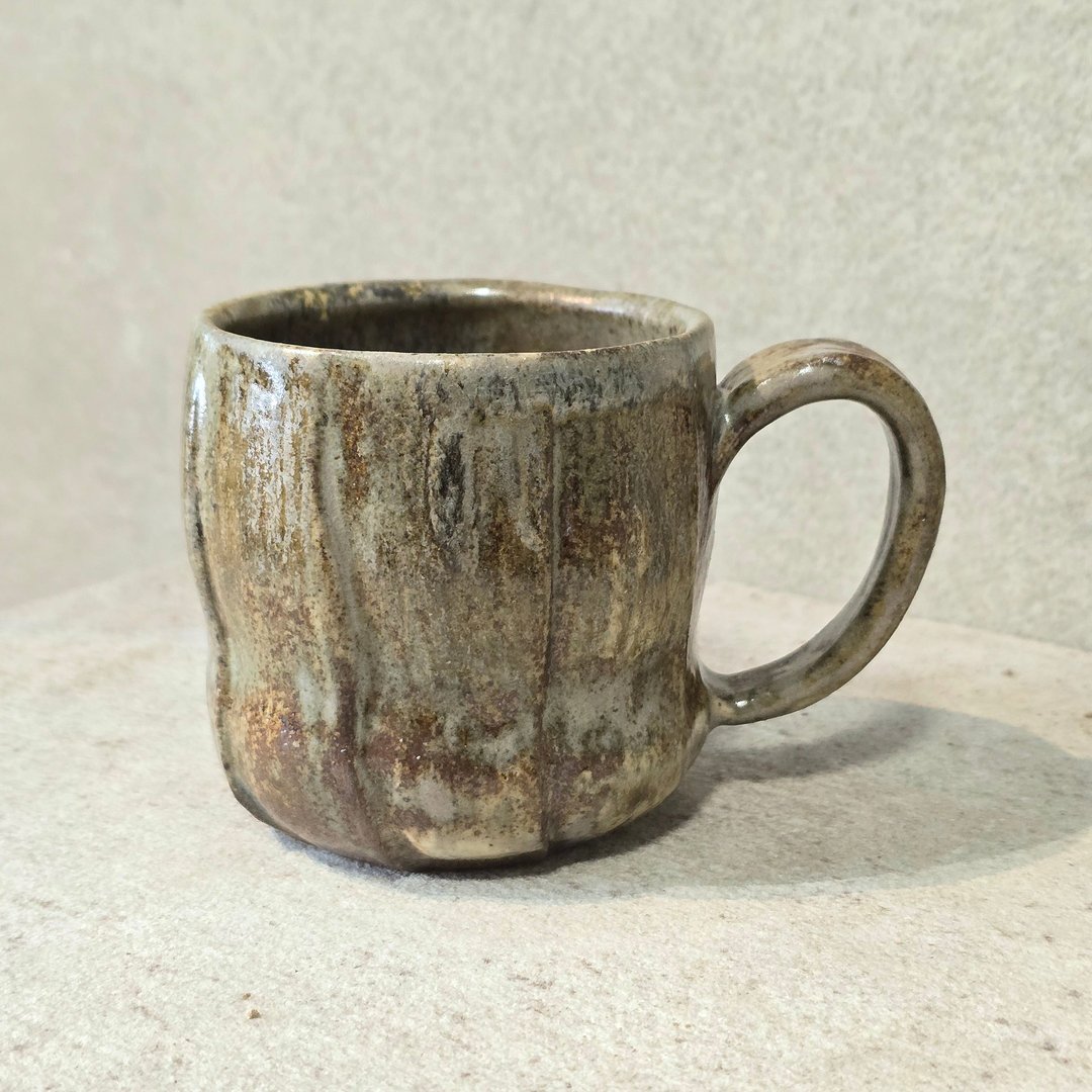 草木灰釉马克杯 / 咖啡杯 - 咖啡杯/马克杯 - 陶 黄色