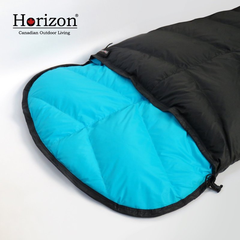 【Horizon x Qtace联名款】MIT 黑潮四季羽绒睡袋 日规水鸟羽绒 - 露营用品 - 羽绒 