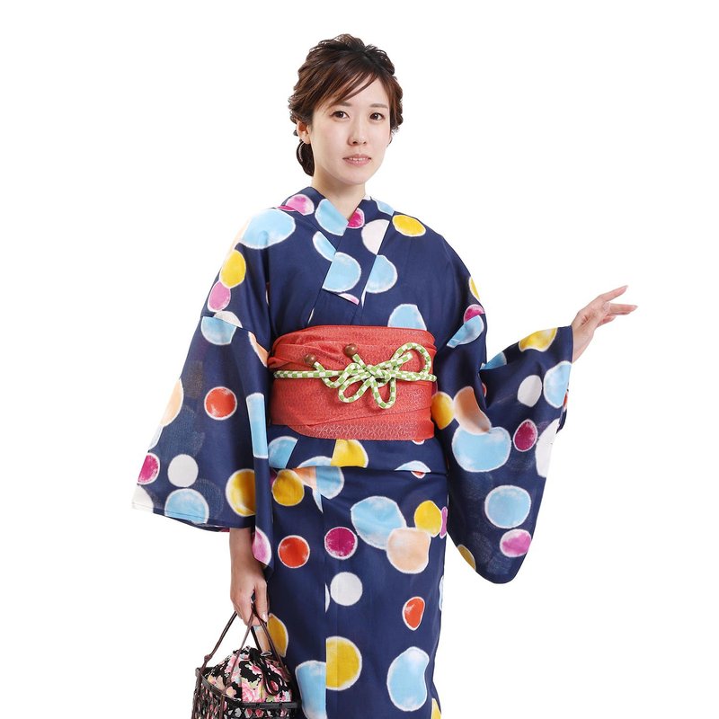 日本 和服 女性 浴衣 腰带 2件组 F Size x24-13 yukata - 其他 - 棉．麻 白色