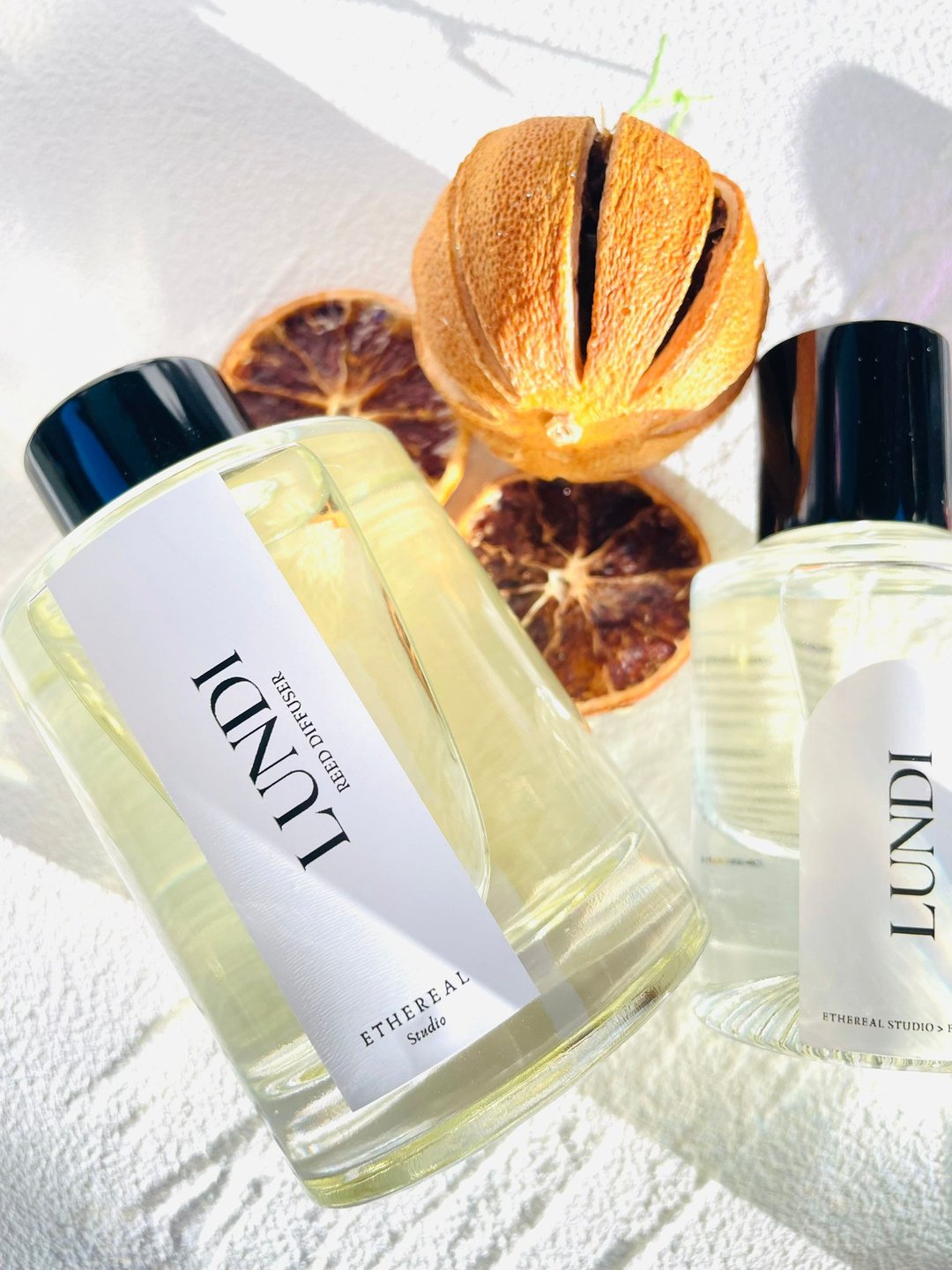 LUNDI - Reed Diffuser 120ml - 香薰/精油/线香 - 浓缩/萃取物 橘色