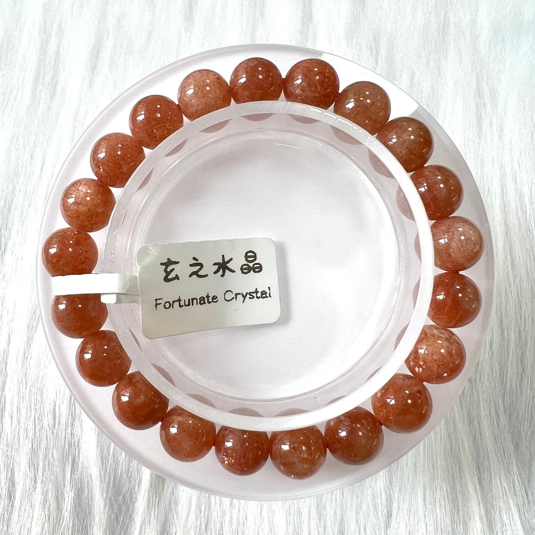 太阳石手串 | 水晶 | 水晶手串 | 水晶手链 | 水晶手链 - 手链/手环 - 水晶 橘色