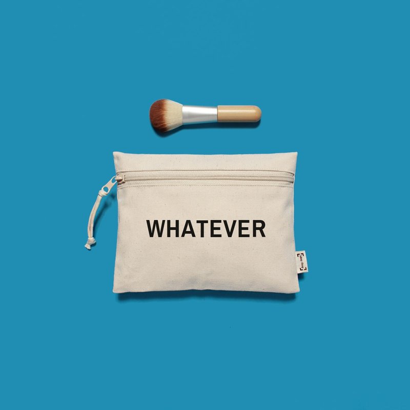 定制文  LayBag 瞌睡包 化妆包  - 化妆包/杂物包 - 棉．麻 白色