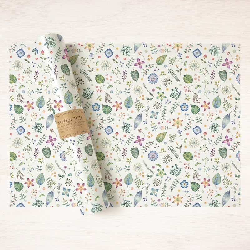 6 件套。包装纸A3浅洋葱色WP-A3399 - 包装材料 - 纸 绿色