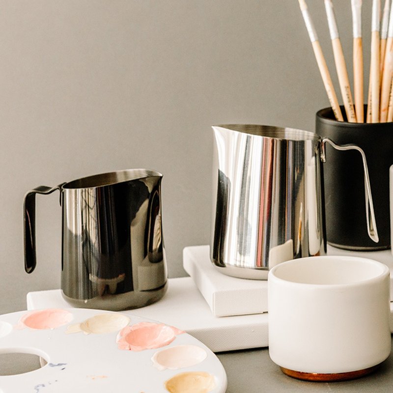 FELLOW EDDY 单柄拉花钢杯 12oz/18oz  2色可选 - 咖啡杯/马克杯 - 不锈钢 多色