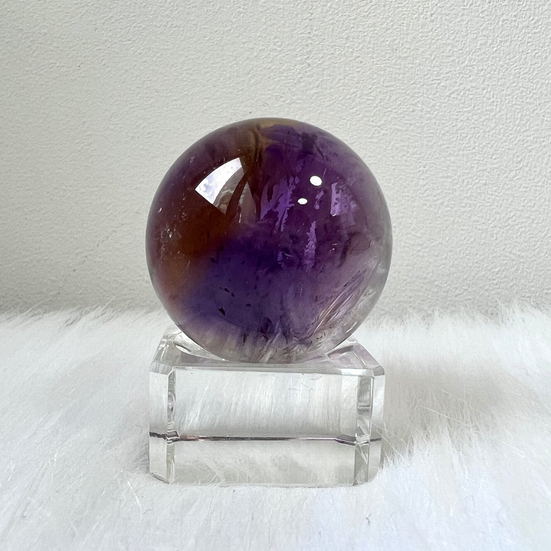 紫黄晶球 | 水晶 | 水晶球 | 水晶摆件 - 摆饰 - 水晶 紫色