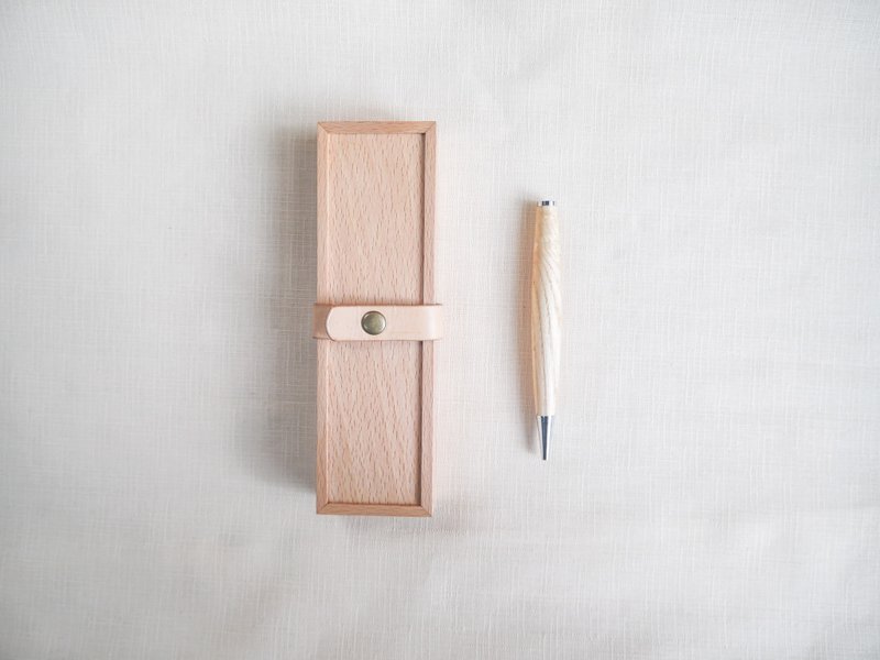 原木笔盒组/原子笔 礼物 文具 - 圆珠笔/中性笔 - 木头 多色