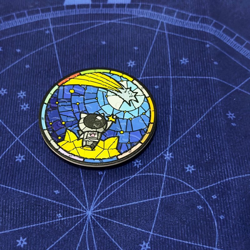 【预购9/16出货】磁吸拼图冰箱贴- 猫星座系列- 猫河系 Catlaxy - 冰箱贴/磁贴 - 塑料 多色