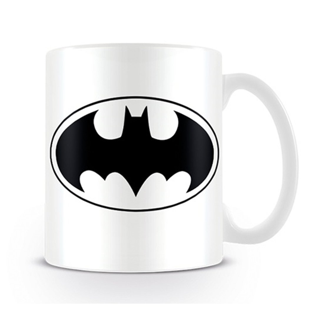 【DC】 蝙蝠侠 Batman - 白底LOGO 进口马克杯 - 咖啡杯/马克杯 - 陶 白色