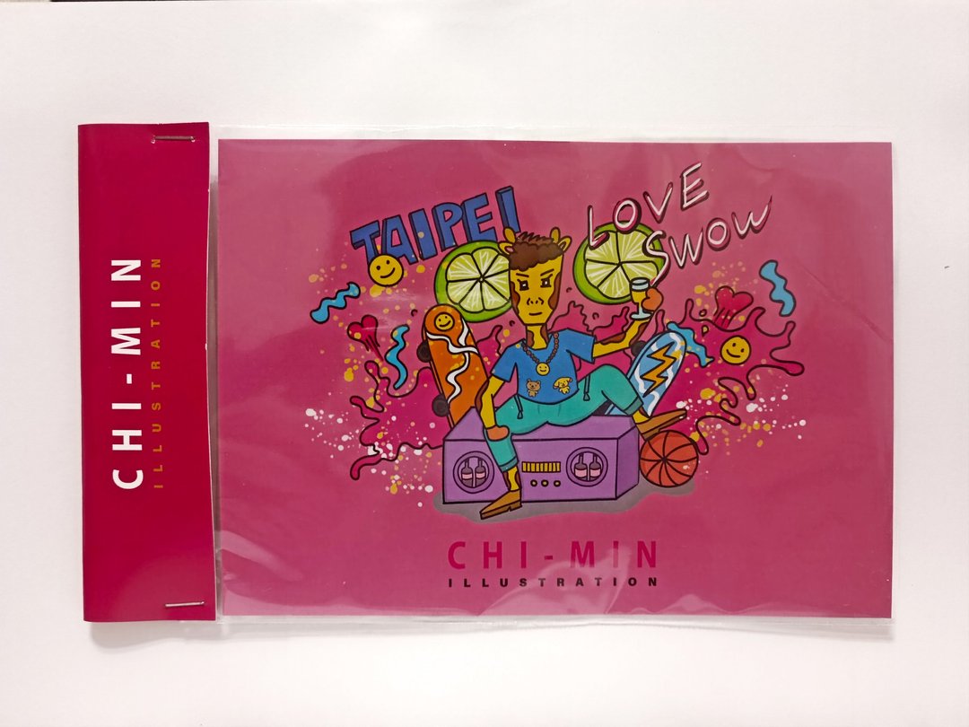 原创CHI-MIN插画酷卡 x 2022台北插画艺术节限定 - 卡片/明信片 - 纸 