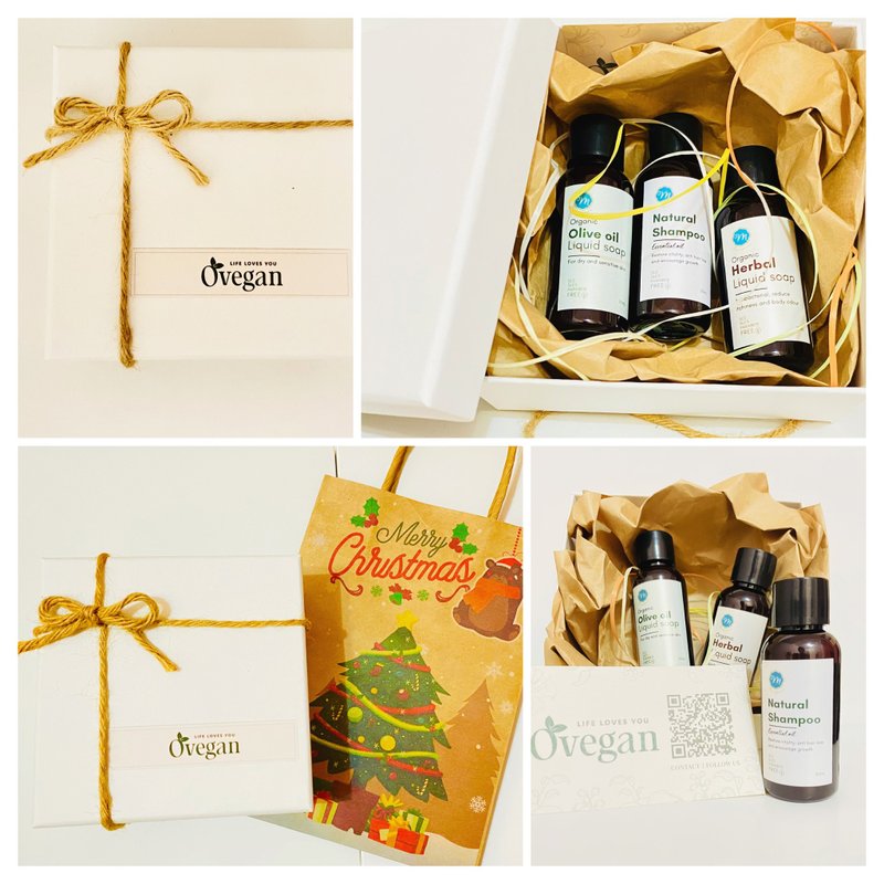 交换礼物 圣诞节限量特惠组 天然精油洗沐组合 预算500 - 旅行套装 - 精油 咖啡色