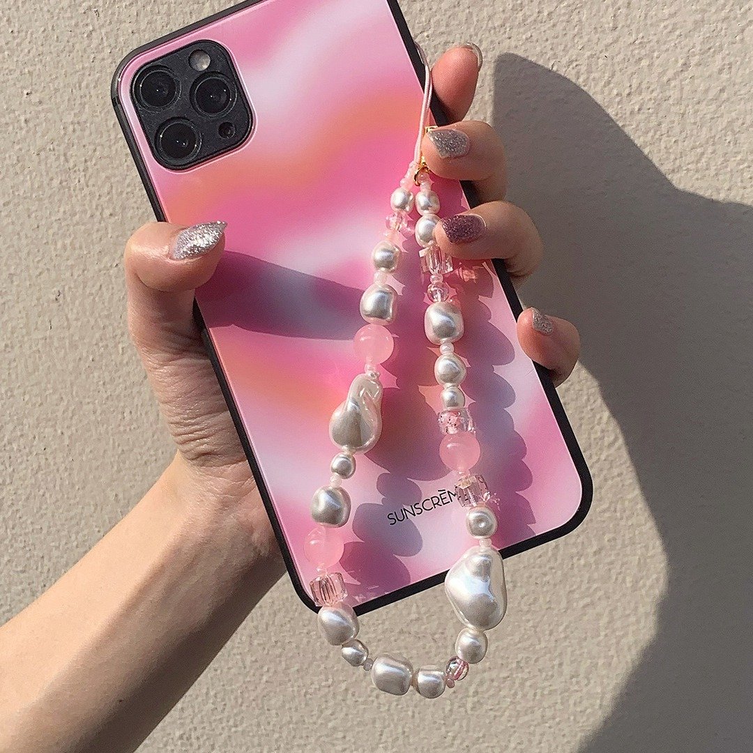 VALENTINE'S SPECIALS: PINK ROSE PHONE STRAP - 其他 - 其他材质 