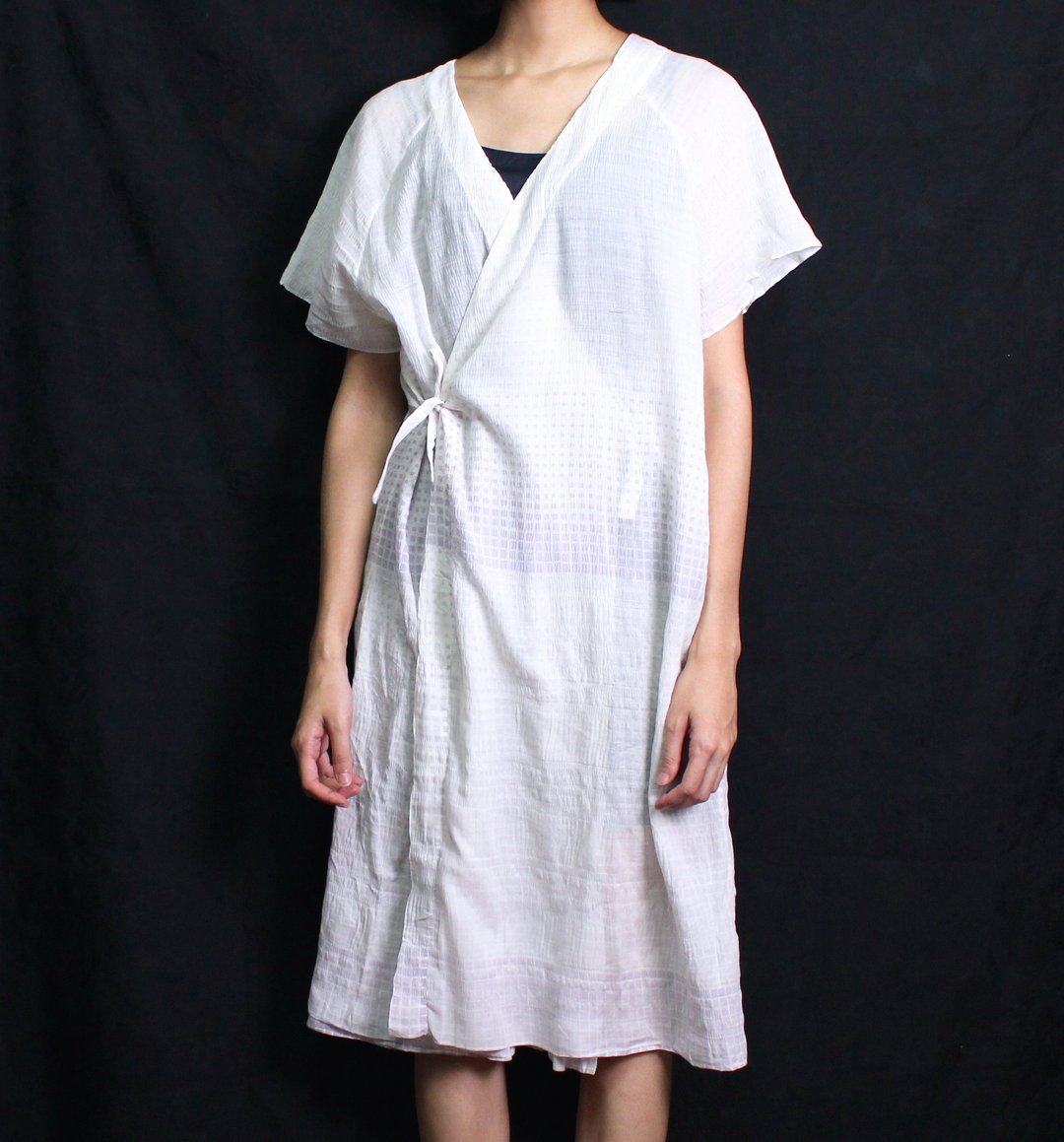 FOAK古着 夏日祭典和服式褶皱外套 - 女装休闲/机能外套 - 其他材质 