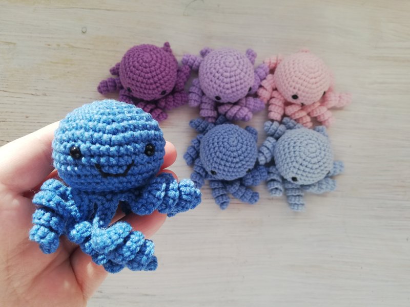 Crochet pattern octopus, crochet octopus, octopus pattern pdf, octopus plush - Logo 设计/图案设计 - 其他材质 