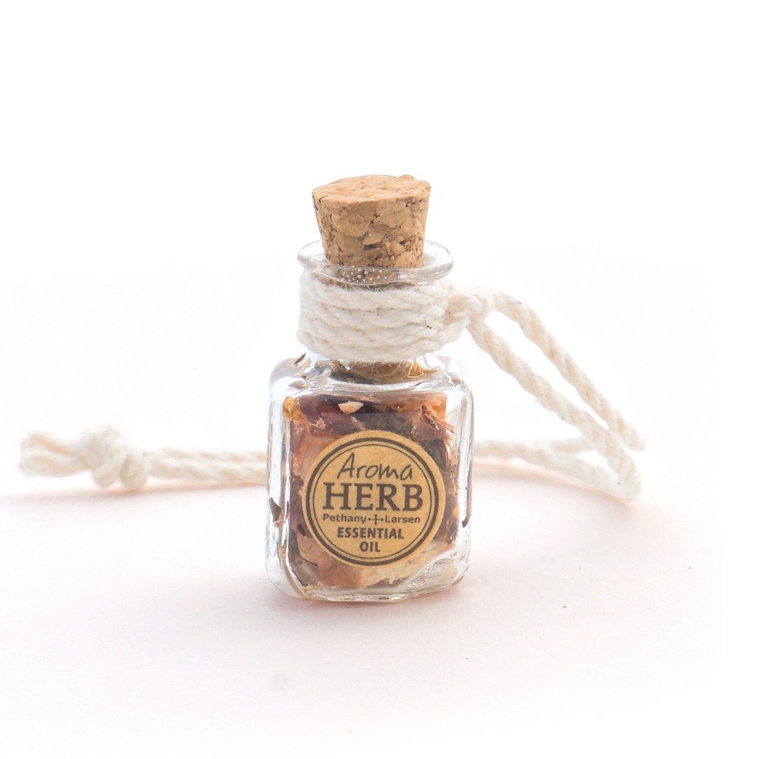 任两入 葡萄柚平和幸福 香草精油迷你扩香吊饰 -Pethany+Larsen - 香薰/精油/线香 - 精油 透明