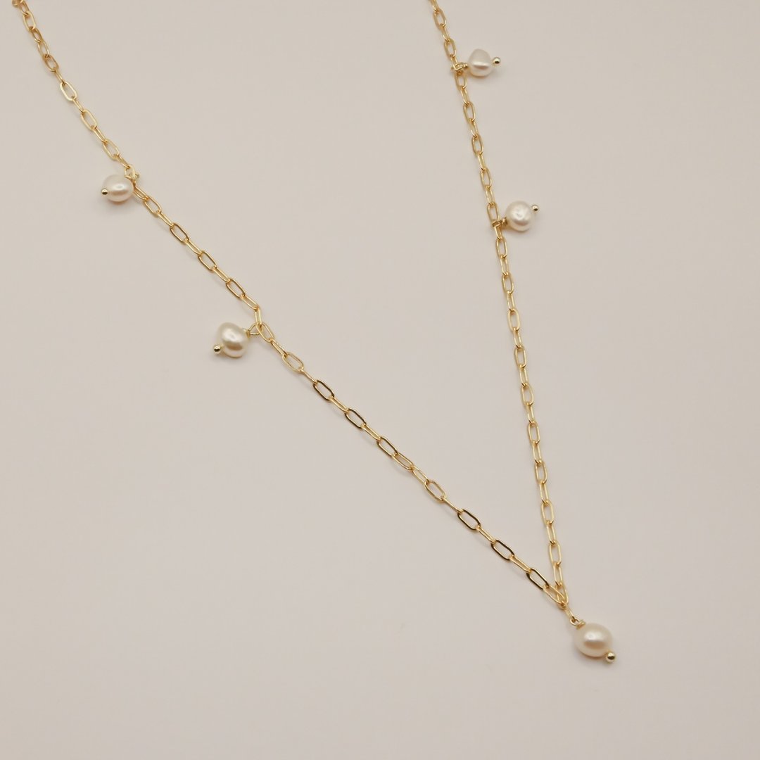 Charm | Trenta 002 - 项链 - 珍珠 金色