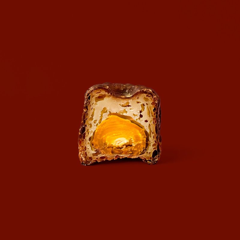 芥末椒盐咸蛋黄可丽露 - 蛋糕/甜点 - 新鲜食材 红色