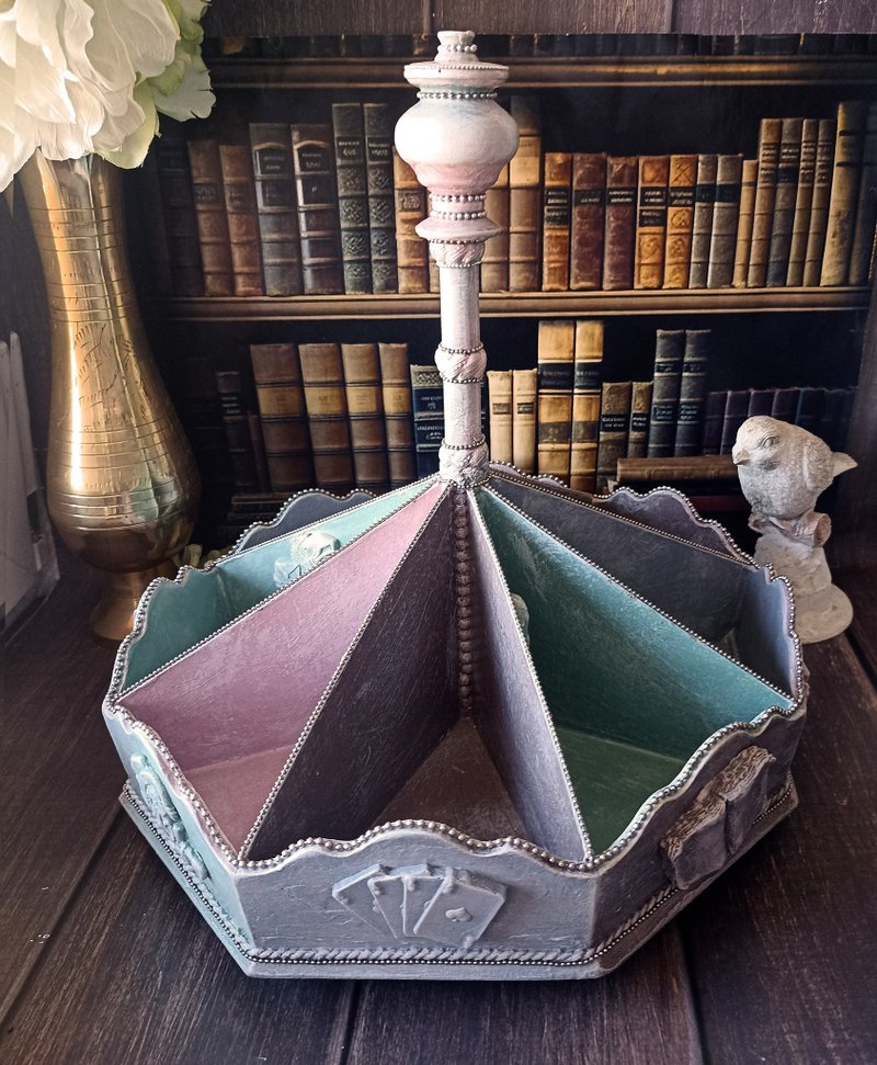 书桌收纳、化妆品收纳、 - 收纳用品 - 木头 绿色