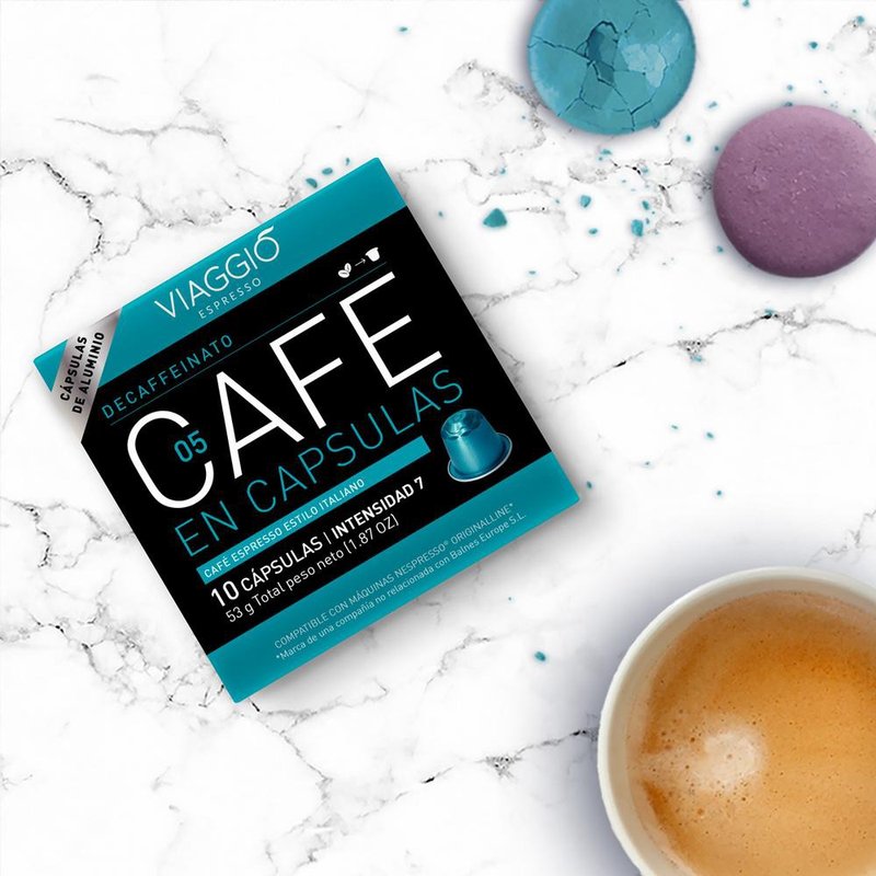 【Nespresso机适用】Viaggio Espresso NE05 低因咖啡胶囊咖啡 - 咖啡 - 浓缩/萃取物 蓝色