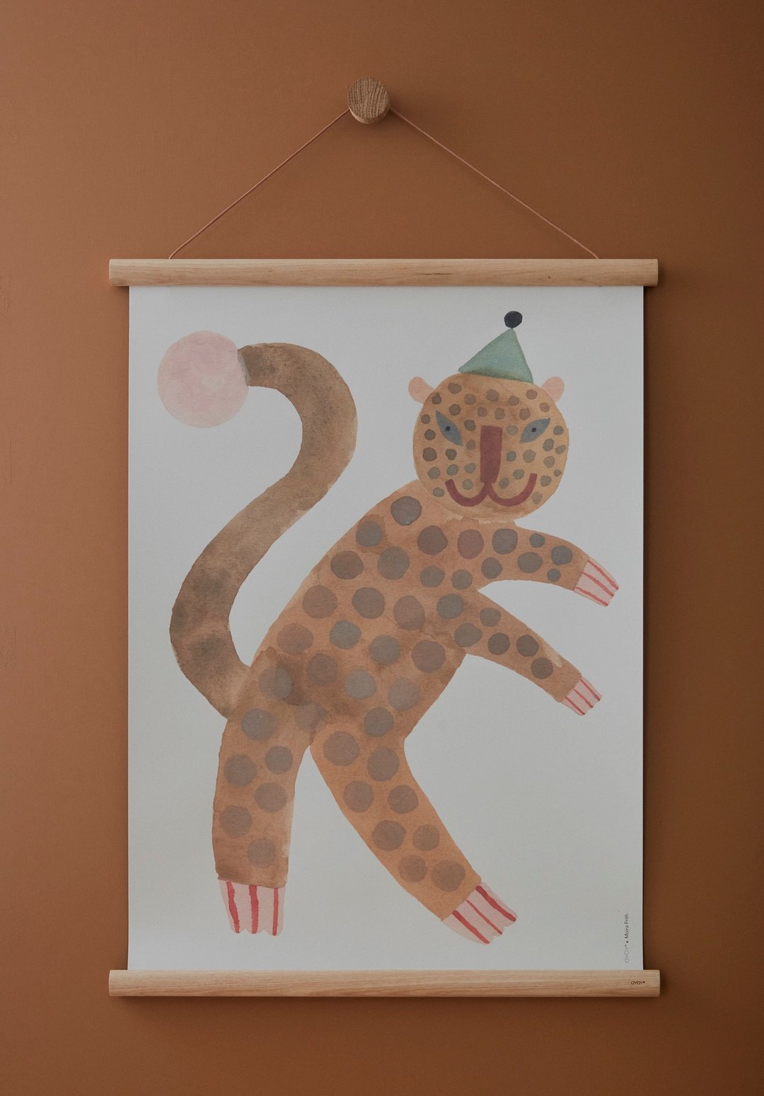 手绘风格海报 / 赞赞顽皮豹 - 海报/装饰画/版画 - 纸 多色