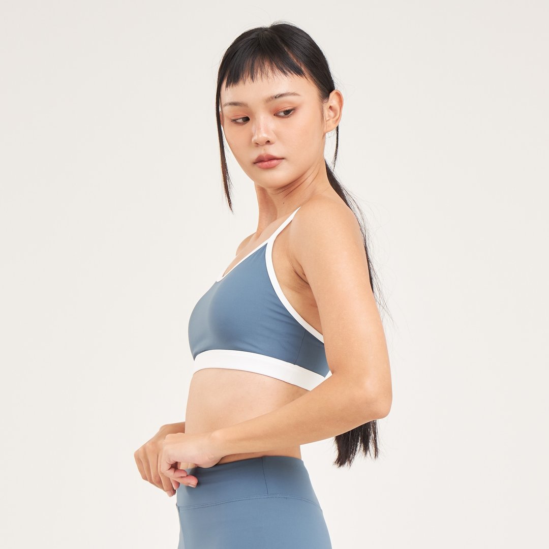 Nature Collection 运动胸罩，海军蓝 - 女装运动内衣 - 尼龙 蓝色