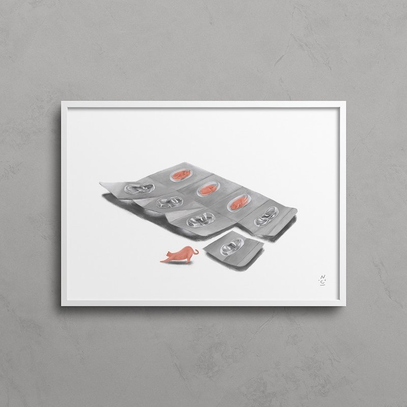 【装饰画】止痛良品 - 海报/装饰画/版画 - 纸 