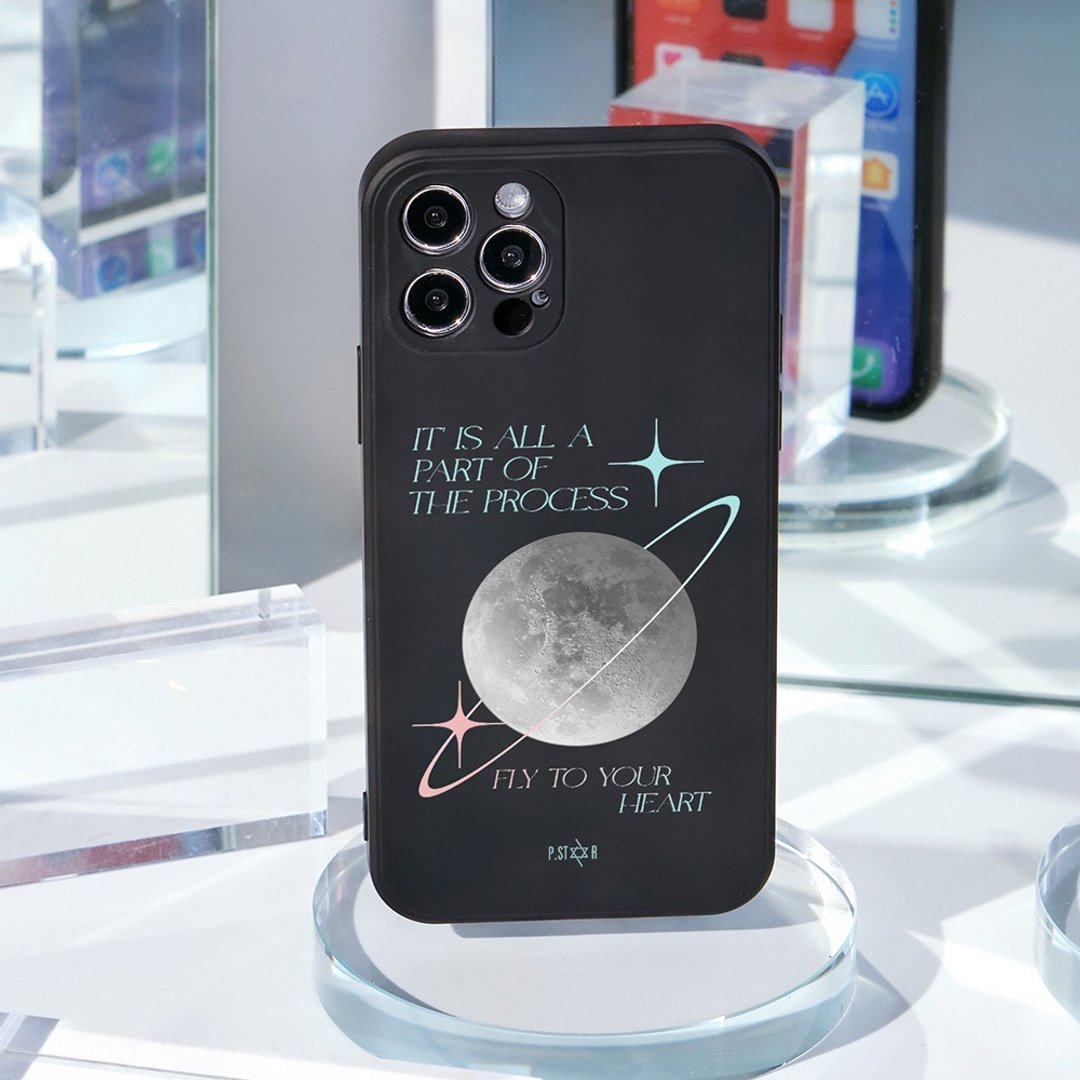 P.STAR Moon Over You纯色硅胶iPhone手机壳 - 手机壳/手机套 - 硅胶 黑色