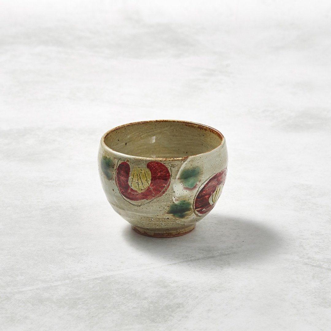 日本美浓烧 - 手感和风茶杯 - 山茶花 - 茶具/茶杯 - 陶 多色