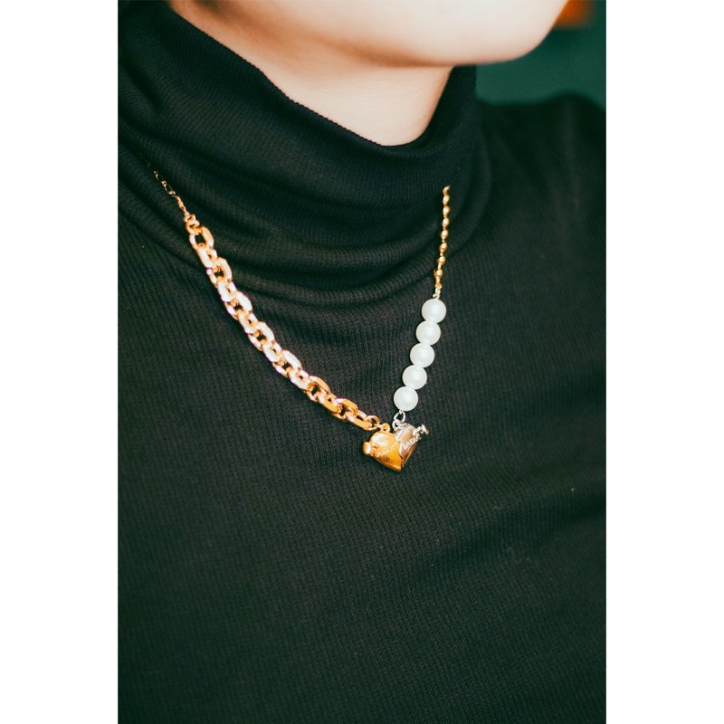 心碎项链 - 项链 - 铜/黄铜 