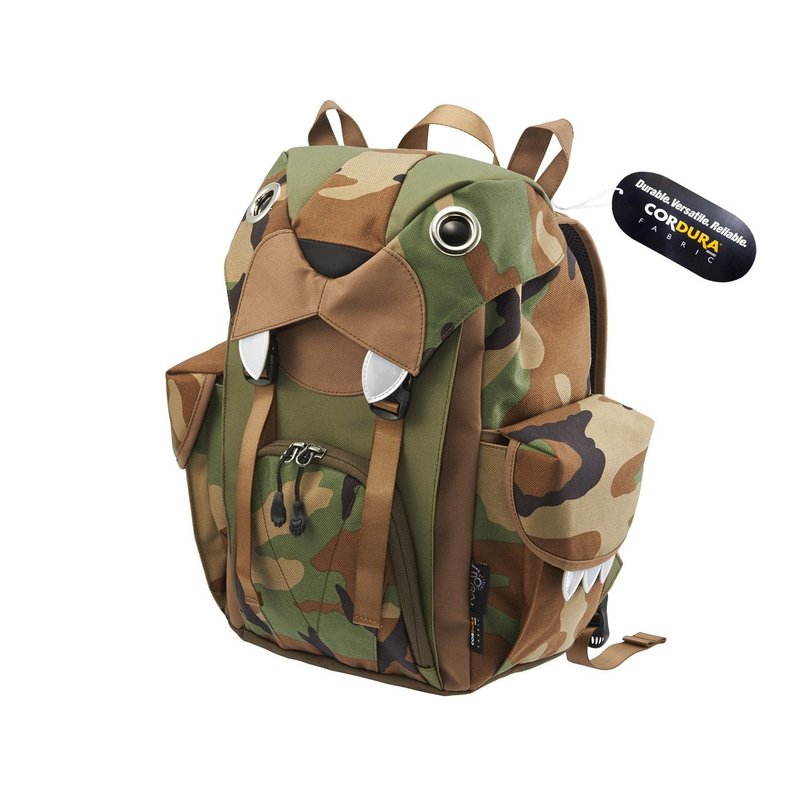 Morn Creations 正版可爱老虎后背包-迷彩(M) (BC-302-CA) - 后背包/双肩包 - 其他材质 多色