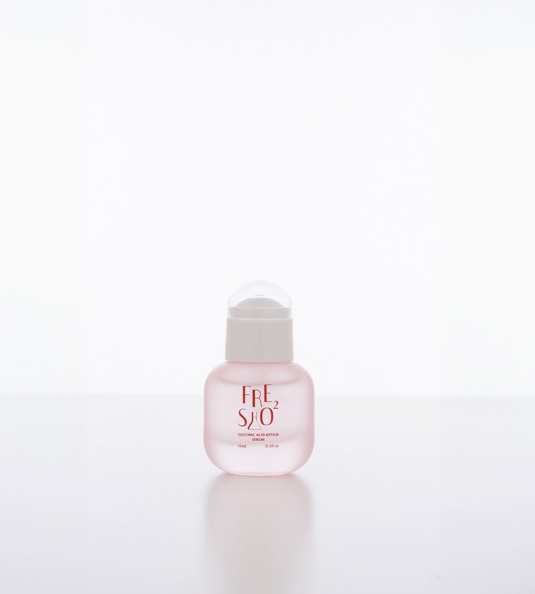 FreshO2 琥珀酸净肤原液 15ml 细致毛孔 透亮肌肤 - 化妆水/喷雾 - 玻璃 粉红色