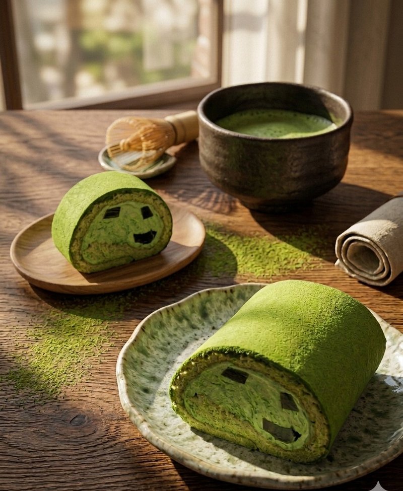 抹茶控的抹茶蕨饼生乳卷 - 蛋糕/甜点 - 新鲜食材 