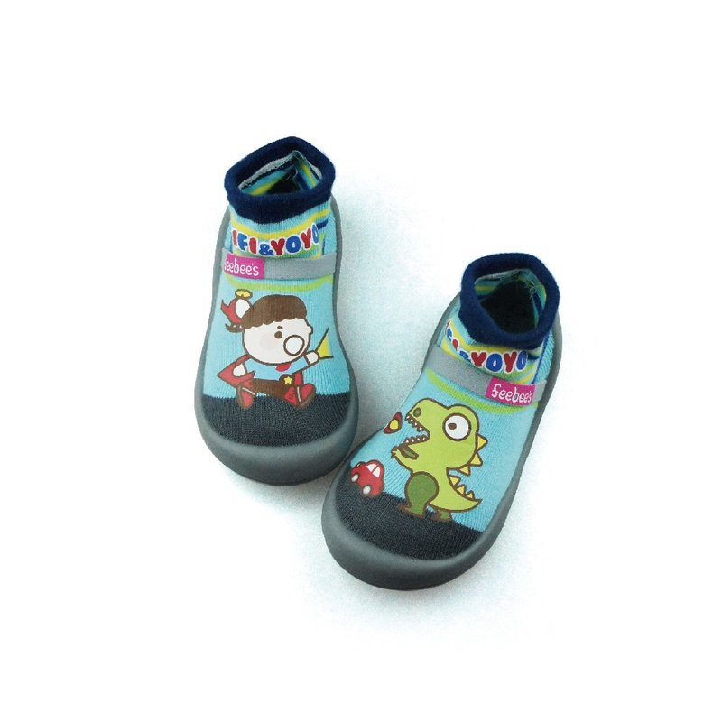 【Feebees】Fifi&Yoyo系列_捍卫地球(学步鞋 袜鞋 童鞋 台湾制造) - 童装鞋 - 其他材质 蓝色