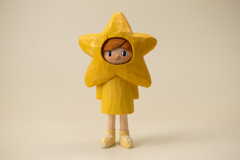 Star Uni - 玩偶/公仔 - 木头 黄色