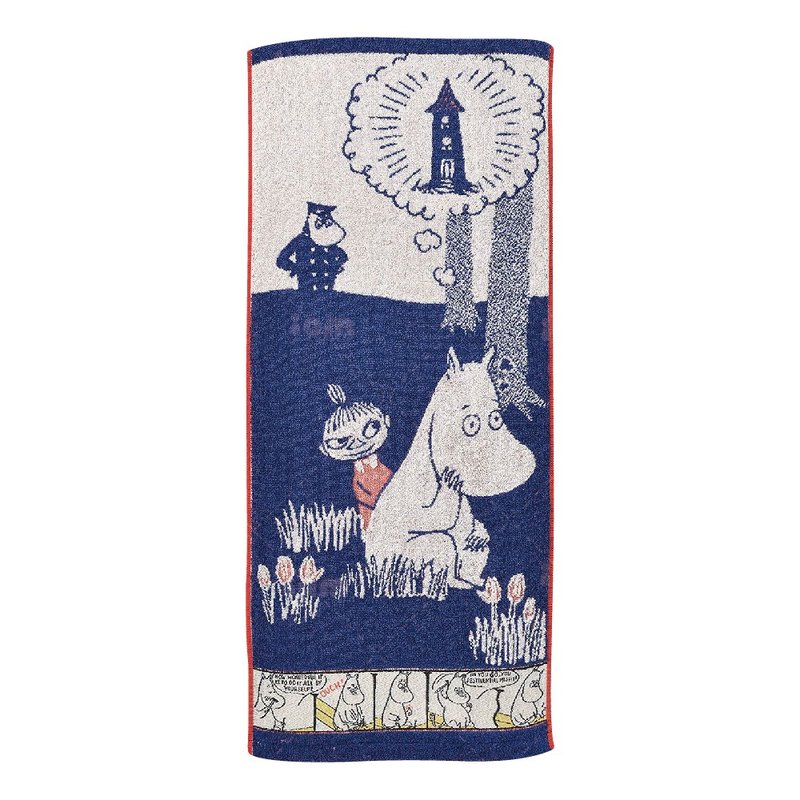 【MOOMIN】闪光的Moomin毛巾 - 毛巾浴巾 - 棉 