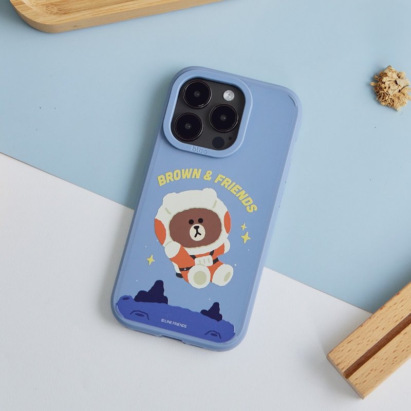 LINE FRIENDS经典-太空装熊大峡谷强悍MagSafe iPhone手机壳 - 手机壳/手机套 - 硅胶 多色