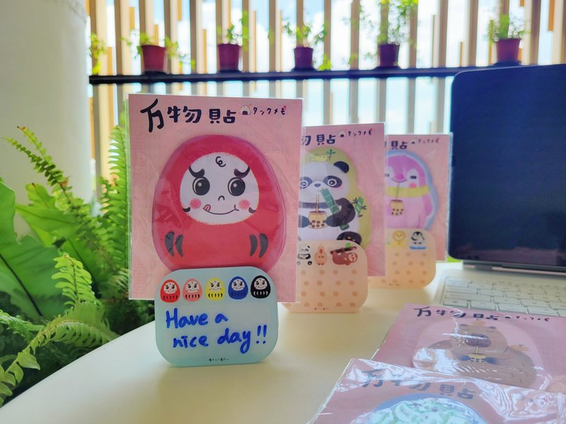 福神 恐龙 企鹅 树懒 水豚君 狮子熊猫 留言记事便签纸 便利贴 - 便条纸/标签贴 - 纸 