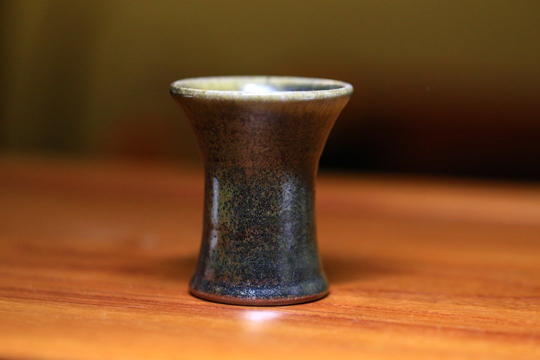 【 柴烧 】墨绿色落灰 茶杯 酒杯 品茗杯 - 茶具/茶杯 - 陶 绿色