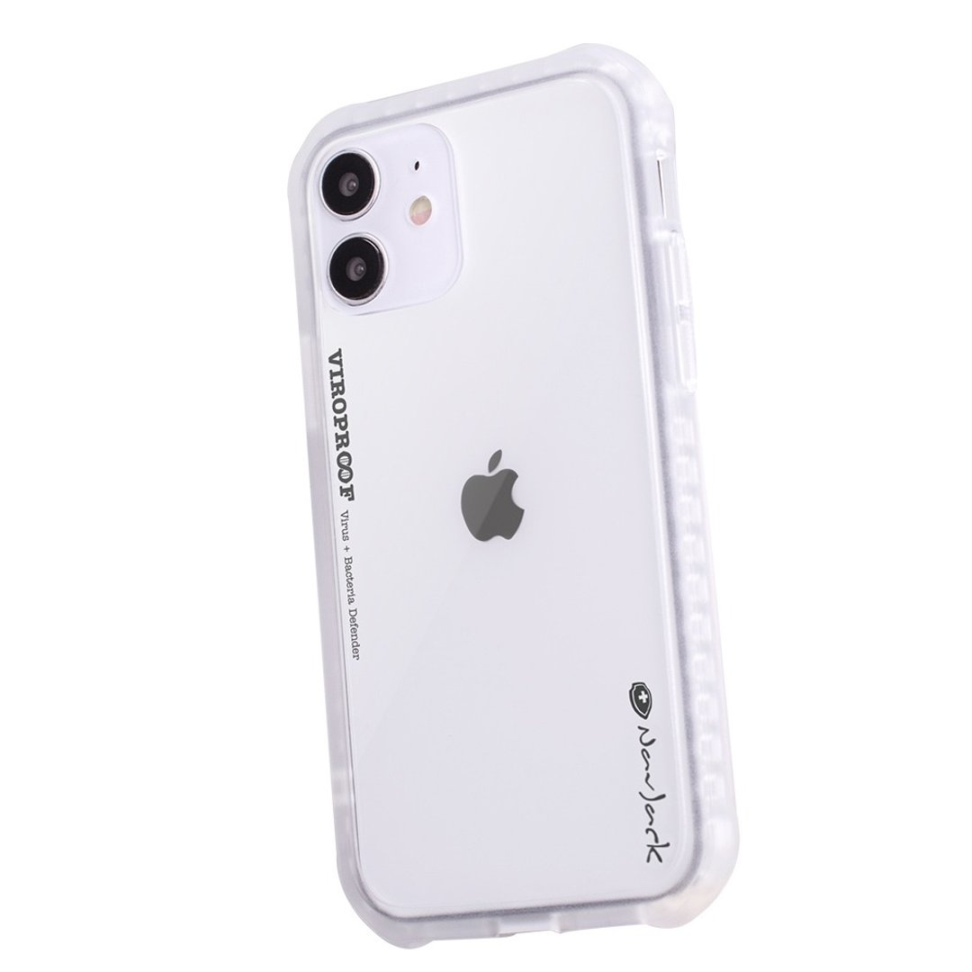 iPhone 12 / 12 Pro (6.1寸) 超奈米抗病毒军规防摔壳 - 手机壳/手机套 - 塑料 黑色