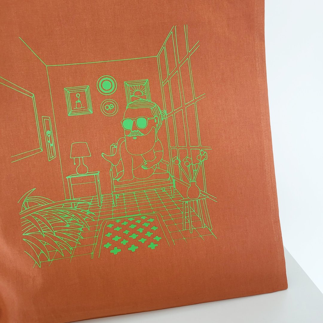 Home Tote 环保袋 - 侧背包/斜挎包 - 棉．麻 