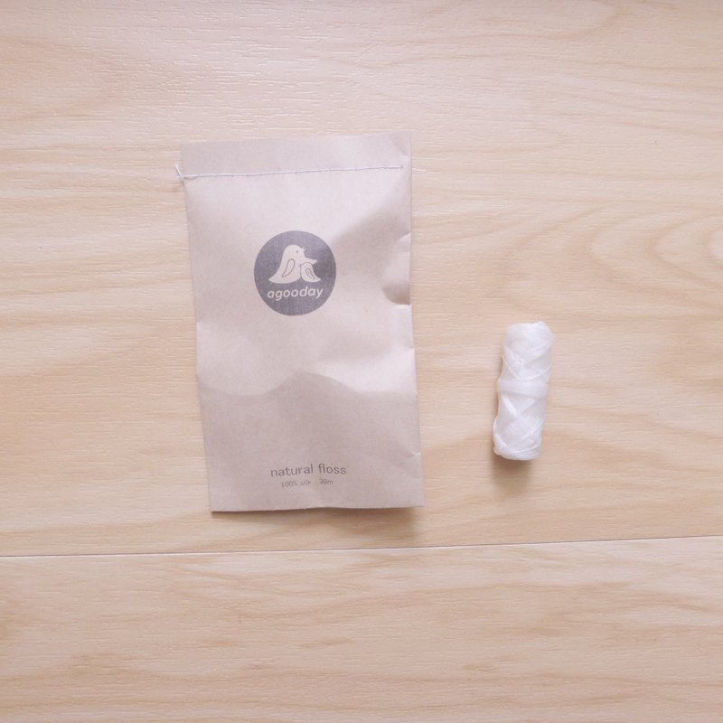 天然蚕丝牙线－线圈补充包 - 其他 - 丝．绢 白色