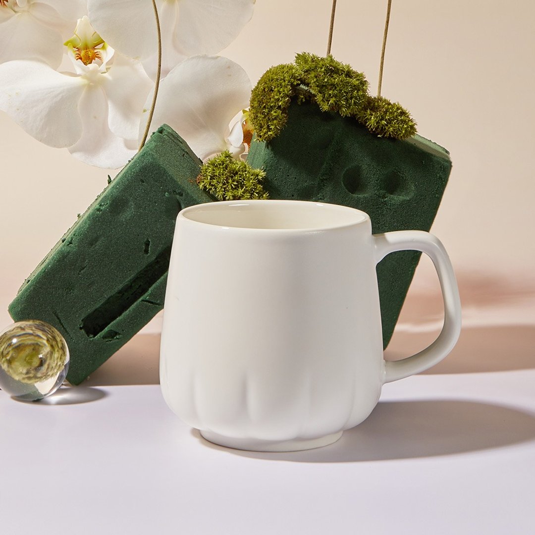 干唐轩活瓷 | 花仙子咖啡杯 / 4色 430ml - 咖啡杯/马克杯 - 瓷 多色