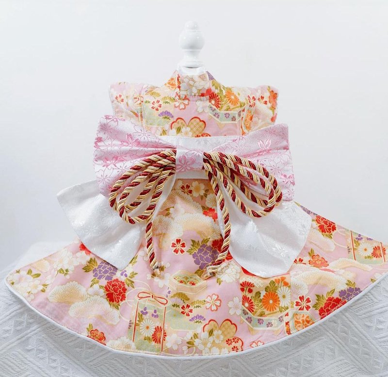 Crazy de Wan -  多样式振袖拖尾和服 (かいおけ)粉红色 - 衣/帽 - 棉．麻 粉红色