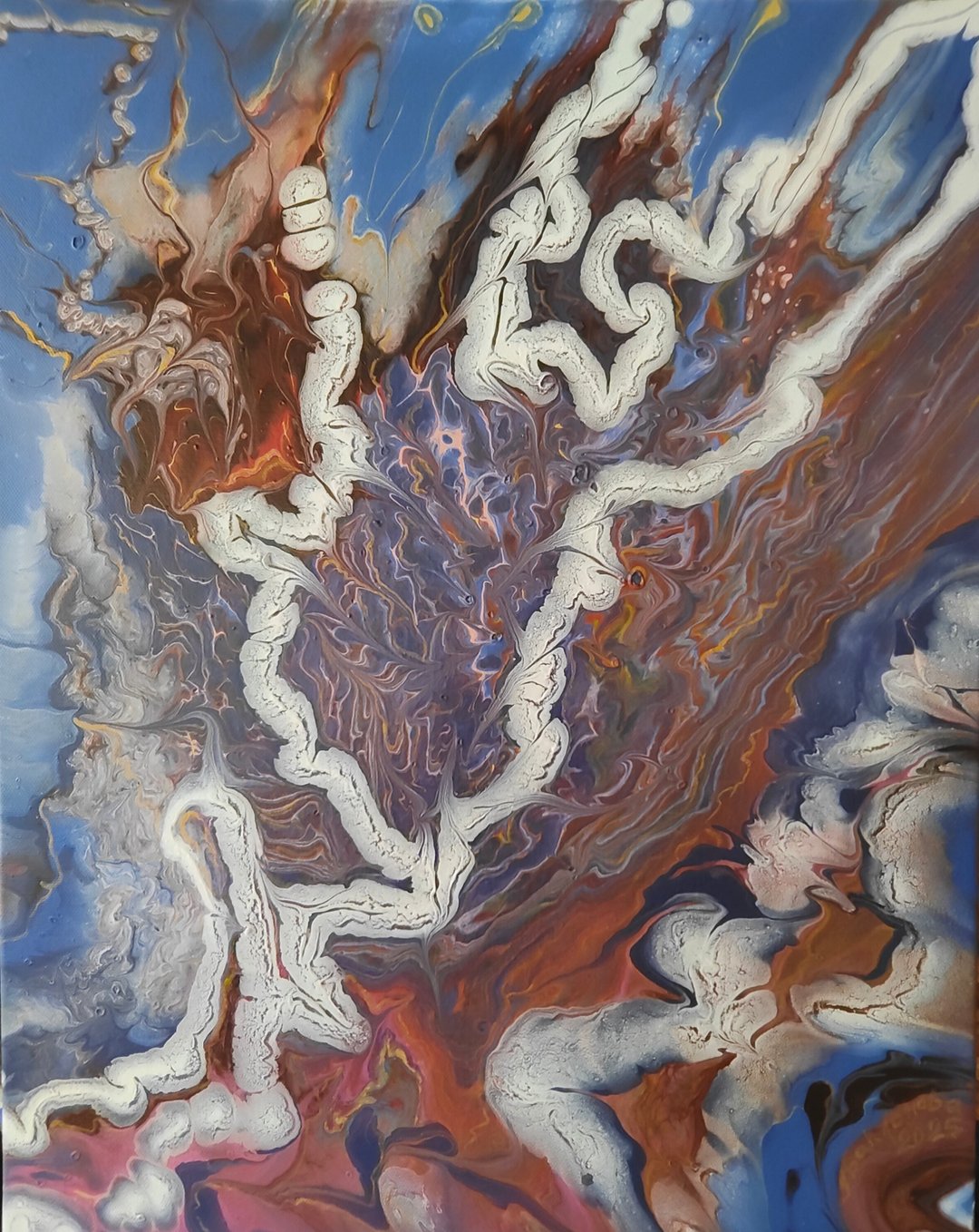 原创流体艺术抽象画的数码印刷版可供下载 - 电子手绘真人画像/绘画/插画 - 其他材质 