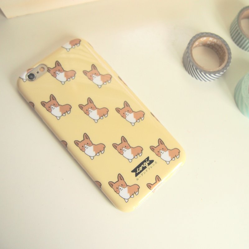 柯基犬 iPhone 6/6s 软壳手机壳 - 手机壳/手机套 - 塑料 黄色