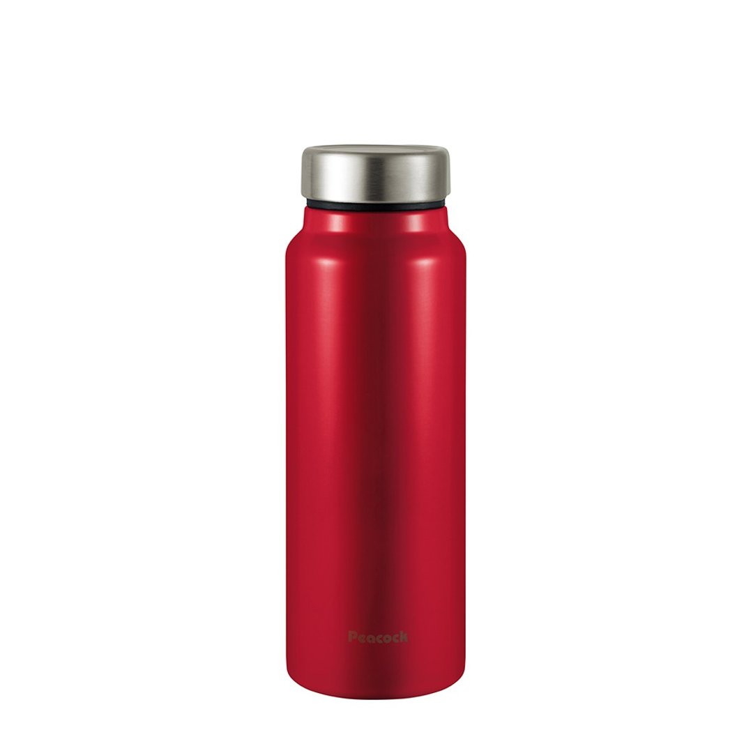 【孔雀Peacock】600ML 不锈钢保温杯 轻量化设计-红 - 保温瓶/保温杯 - 不锈钢 红色