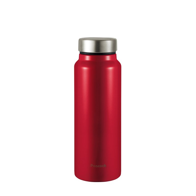 【孔雀Peacock】600ML 不锈钢保温杯 轻量化设计-红 - 保温瓶/保温杯 - 不锈钢 红色