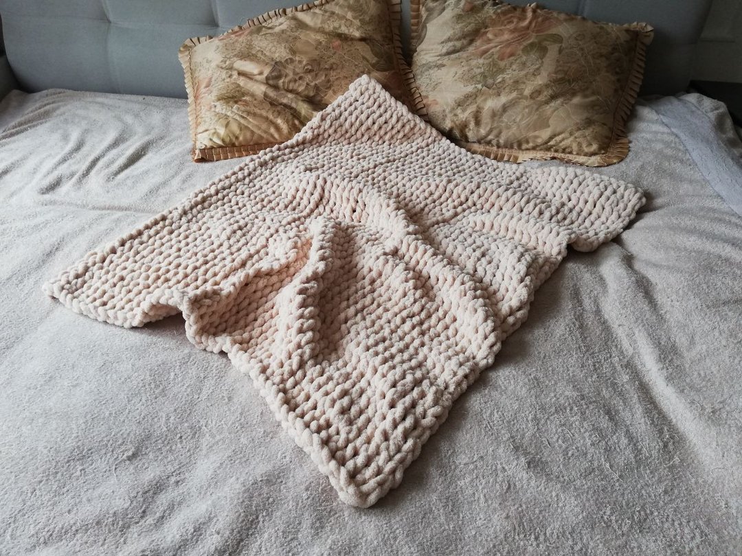Queen blanket retirement gift rustic bedding sage blanket Scandinavian quilt - 被子/毛毯 - 聚酯纤维 卡其色