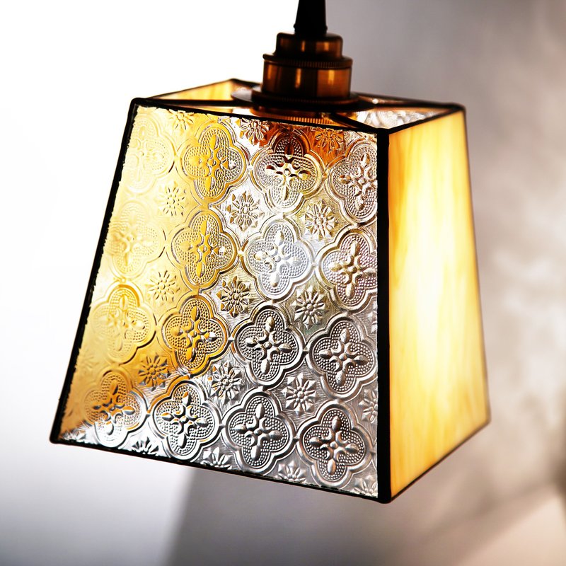 【尘年旧饰】复古海棠花玻璃吊灯PL-501 - 灯具/灯饰 - 玻璃 